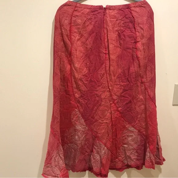 J Jill Pink Linen Skirt (PS) - Picture 4 of 8